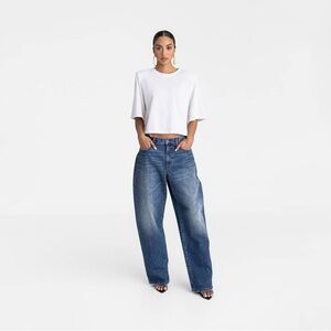 KBB by KAHLANA mid rise, wide leg, the KAHLANA Jean size 6